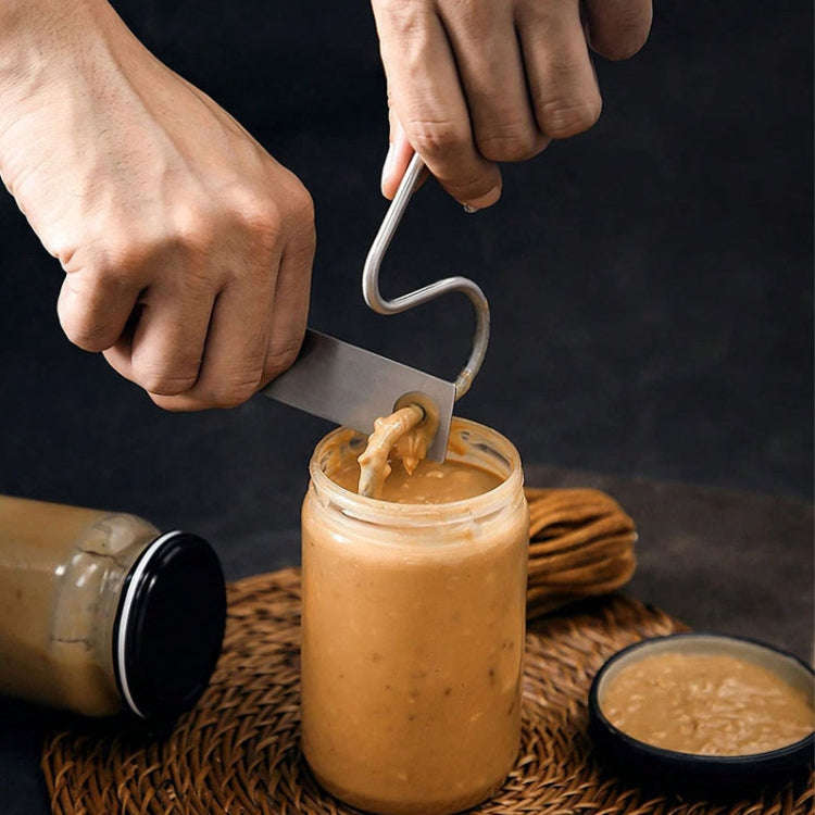 Stainless Steel Peanut Butter Stirrer Food Grade Material Kitchen Butter Jam Stirring Tool(Regula...