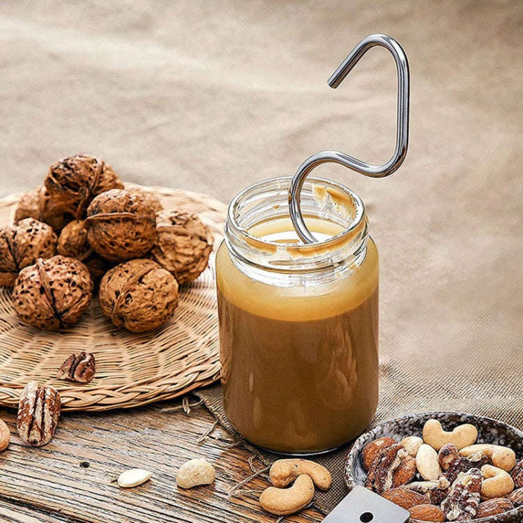 Stainless Steel Peanut Butter Stirrer Food Grade Material Kitchen Butter Jam Stirring Tool(Regula...