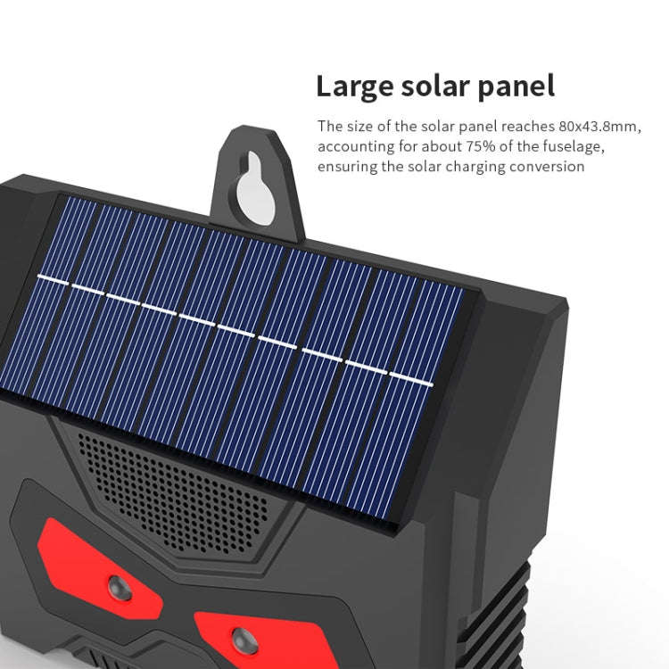 Outdoor Ultrasonic Solar Mouse Repeller LED Flash Animal Repeller(SJZ059)