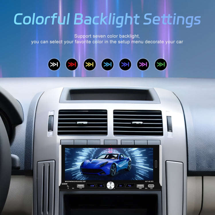 Single Spindle 6.9 inch MP5 With Knob Player Carplay Function Car MP4 Backup Camera, Specificatio...