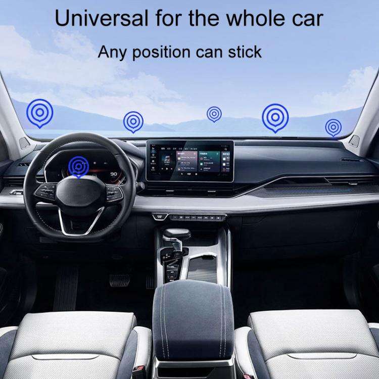 D35 Zero Gravity Car Steering Wheel Phone Navigation Mount Sticky Metal Magnetic Holder