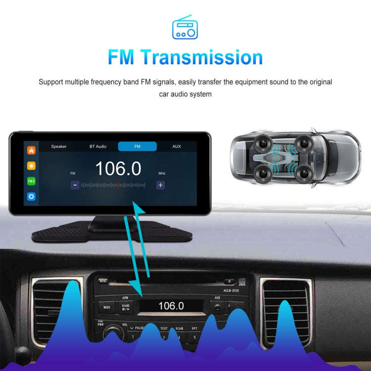 6.86 Inch 4KDVR Smart Screen Player, Specification: Standard+64G Memory Card