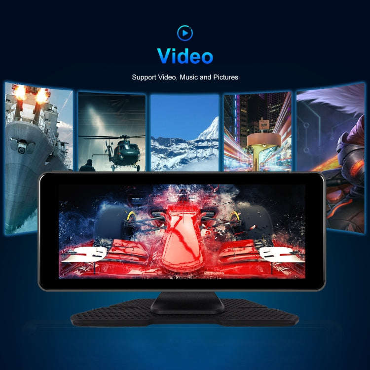 6.86 Inch 4KDVR Smart Screen Player, Specification: Standard+64G Memory Card