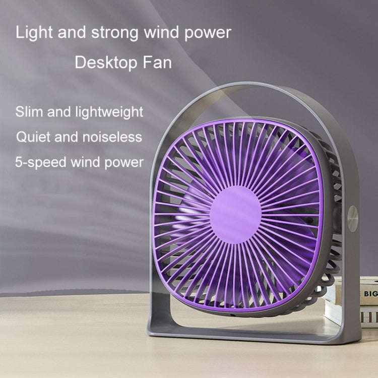 Lightweight USB Charging Nightlight Desktop Fan Summer Office Student Outdoor Multifunctional Sma...