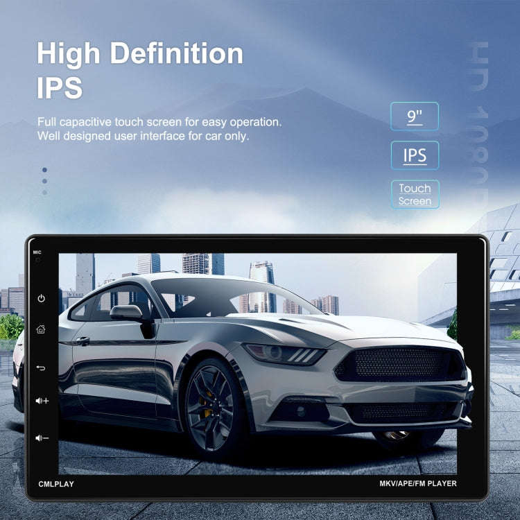 9 Inch Disassembly Screen MP5 Player Android Wireless CarPlay Reversing Image Integrated Machine(...
