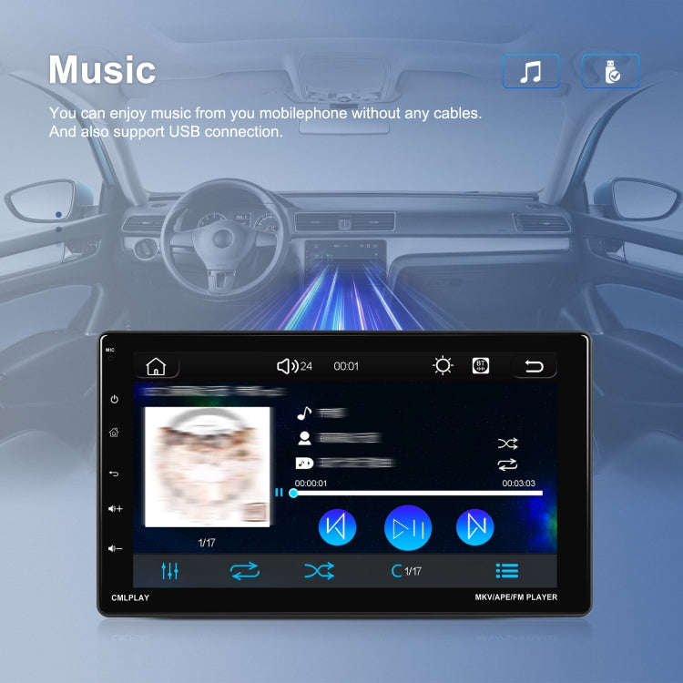 9 Inch Disassembly Screen MP5 Player Android Wireless CarPlay Reversing Image Integrated Machine(...