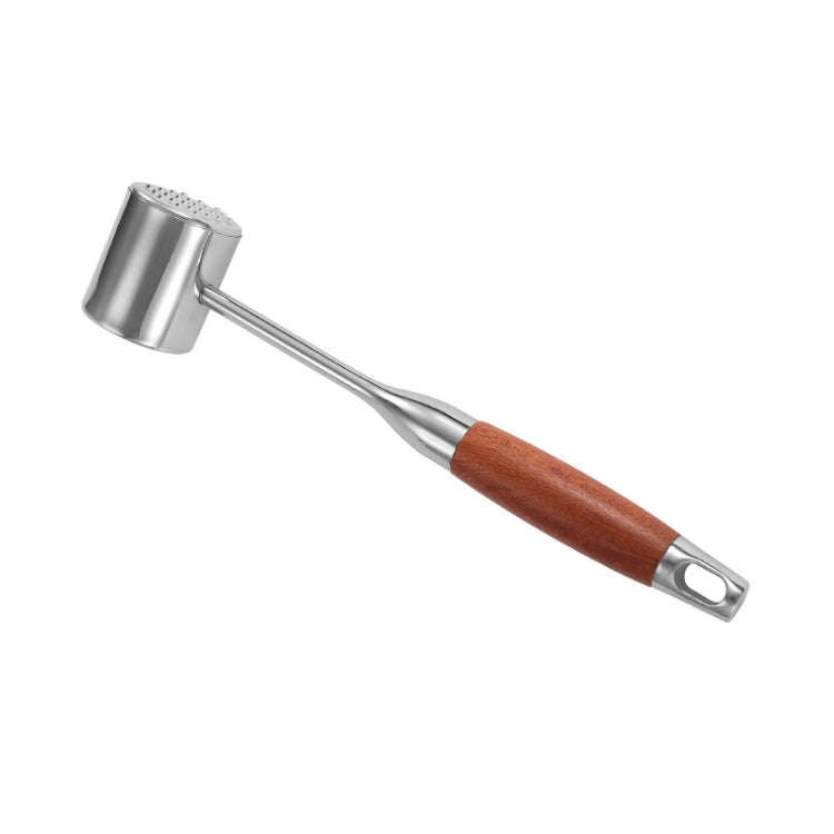 304 Stainless Steel Beef Hammer Thickened Solid Knocker Kitchen Double Sided Meat Looser, Handle:...