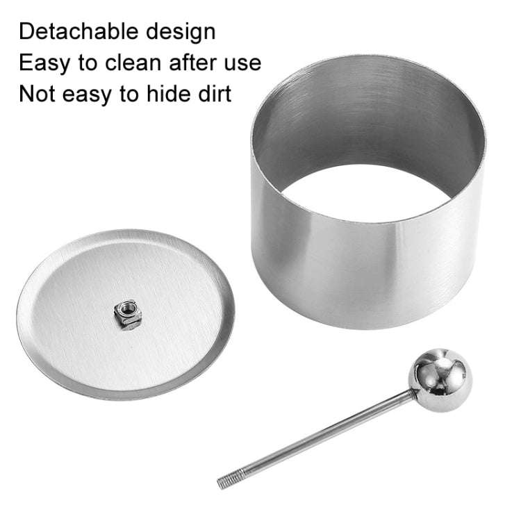 Large Stainless Steel Tiramisu Mold Mousse Cake Disk Mold