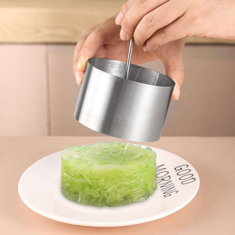 Small Stainless Steel Tiramisu Mold Mousse Cake Disk Mold