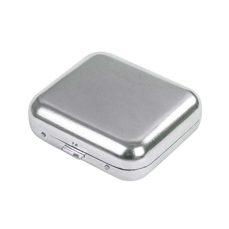 Mini Metal Ashtray Outdoor Portable Pocket Cigarette Holder, Style: Square
