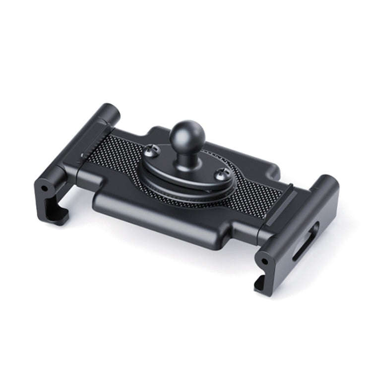Multifunctional Car Dashboard Mobile Phone Folding Holder, Style: Folding Back Clip+Metal Oval Ball
