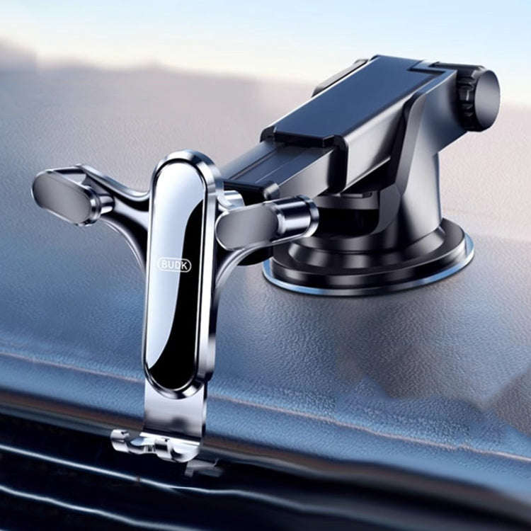 BUDK Triangle Gravity Sensor Car Phone Bracket Car Air Vent Navigation Holder, Model: Suction Cup...