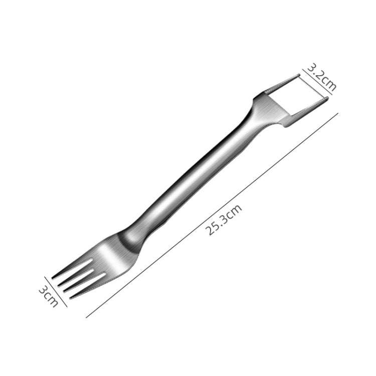 304 Stainless Steel Watermelon Cutter Household Fruit Divider, Style: Dual Purpose