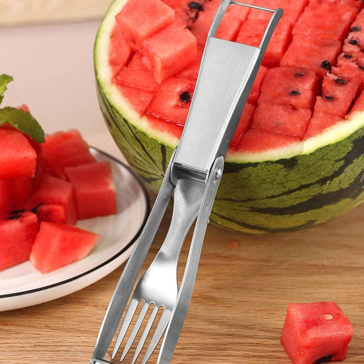 304 Stainless Steel Watermelon Cutter Household Fruit Divider, Style: Dual Purpose