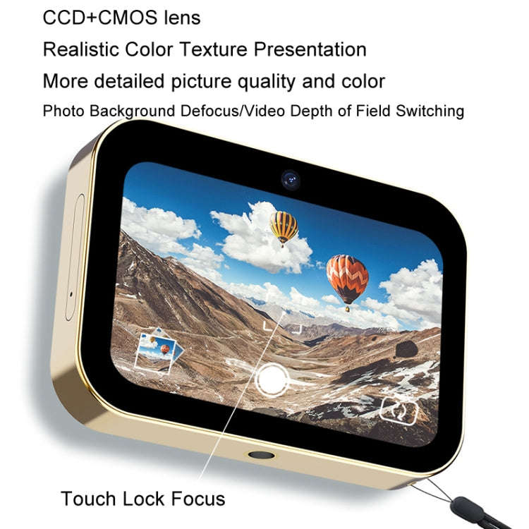 D6 CCD HD Digital Camera Movie Music Smart Camera Touch Screen Student Card Video Recorder, Exclu...