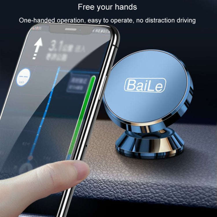 BaiLe Magnetic Car Phone Holder Universal Car Dashboard Fixed Navigation Bracket, Color: Sticker ...