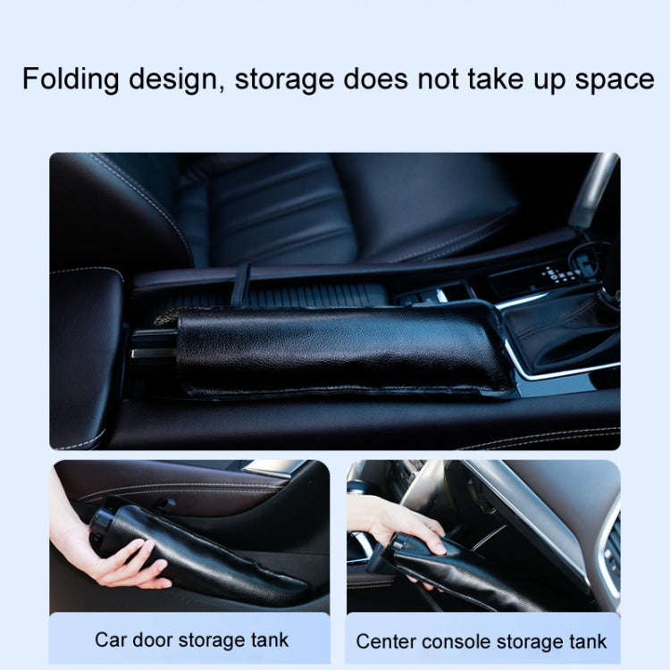 140x79cm Car Front Gear Opening Style Insulated Sun Protection Parasol(Blue Base Cloth)