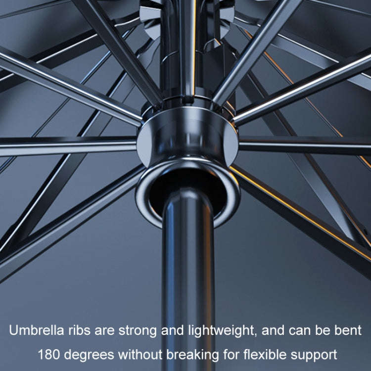 120x65cm Car Front Gear Opening Style Insulated Sun Protection Parasol(Blue Base Cloth)