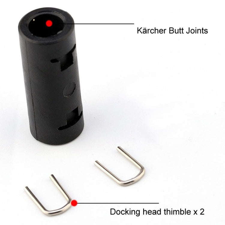 4.8x1.8cm Car Washer High Pressure Fiber Hose Extension Connector For Karcher  K2 / K3 / K5 / K7 ...