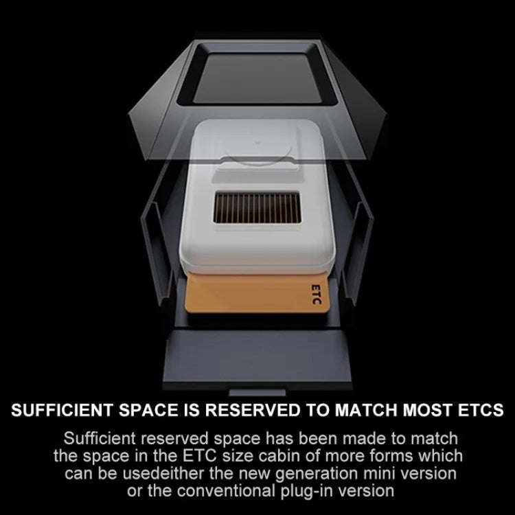 Car ETC Bracket Organizer Automotive Removable Center Console Ornament, Model: Pure Version