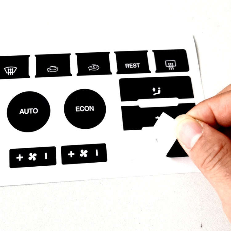 For 2005-2010 Volkswagen Touareg/Passat Steering Wheel Window AC Switch Button Repair Sticker(8pc...