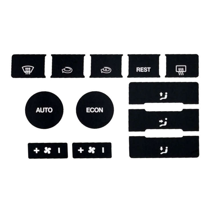 For 2005-2010 Volkswagen Touareg/Passat Steering Wheel Window AC Switch Button Repair Sticker(8pc...