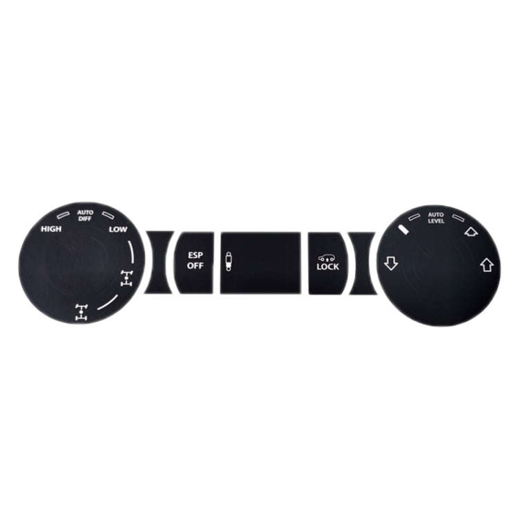 For 2005-2010 Volkswagen Touareg/Passat Steering Wheel Window AC Switch Button Repair Sticker(8pc...