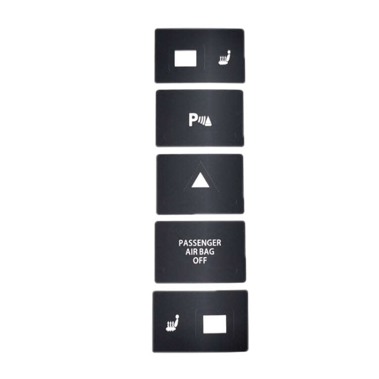 For 2005-2010 Volkswagen Touareg/Passat Steering Wheel Window AC Switch Button Repair Sticker(8pc...
