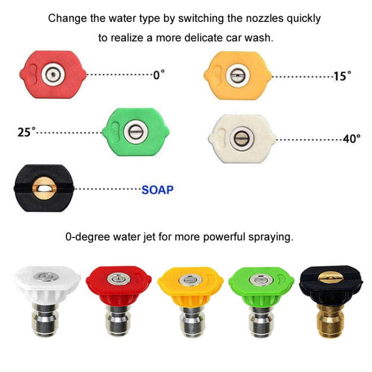 For Karcher K2-K7 Series High Pressure Washer Foam Lance Adapter, Specification: 1/4 Female Conne...