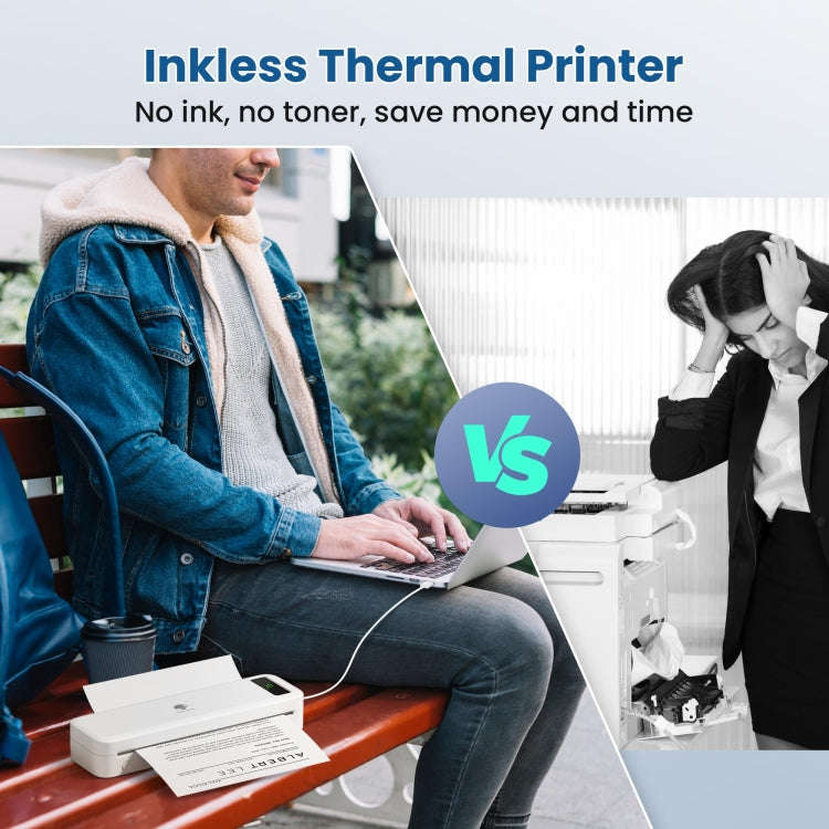 Phomemo M835  Wireless Bluetooth Thermal Printer Support Multi-Size Thermal Paper
