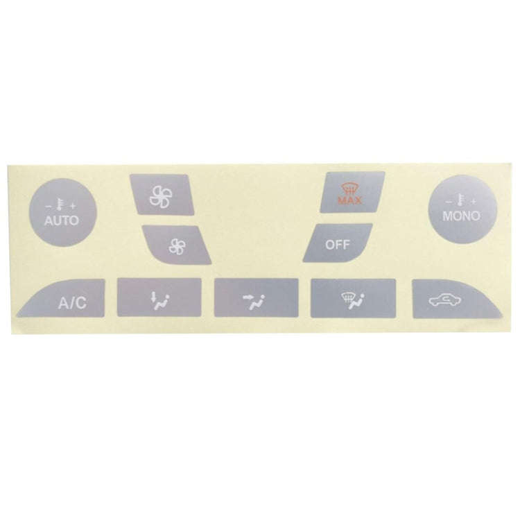 For 1999-2005 Ford Focus Air Conditioning Button Switch Repair Sticker(Silver)