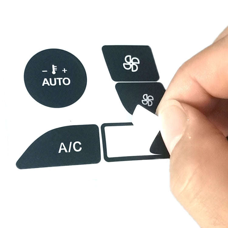 For 1999-2005 Ford Focus Air Conditioning Button Switch Repair Sticker(Black)