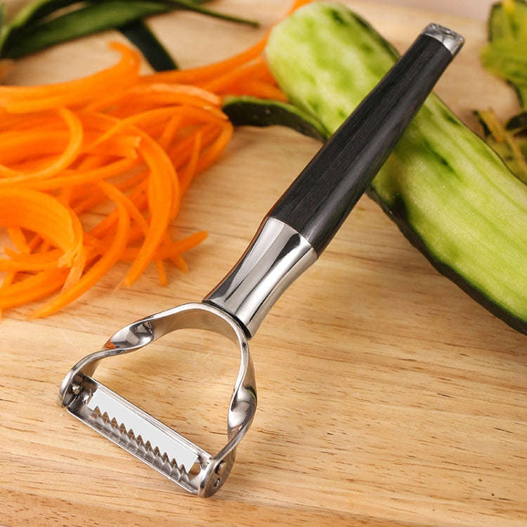 304 Stainless Steel Paring Knife Multifunctional Peeler Fruit and Vegetable Scraper(Shredding Ser...