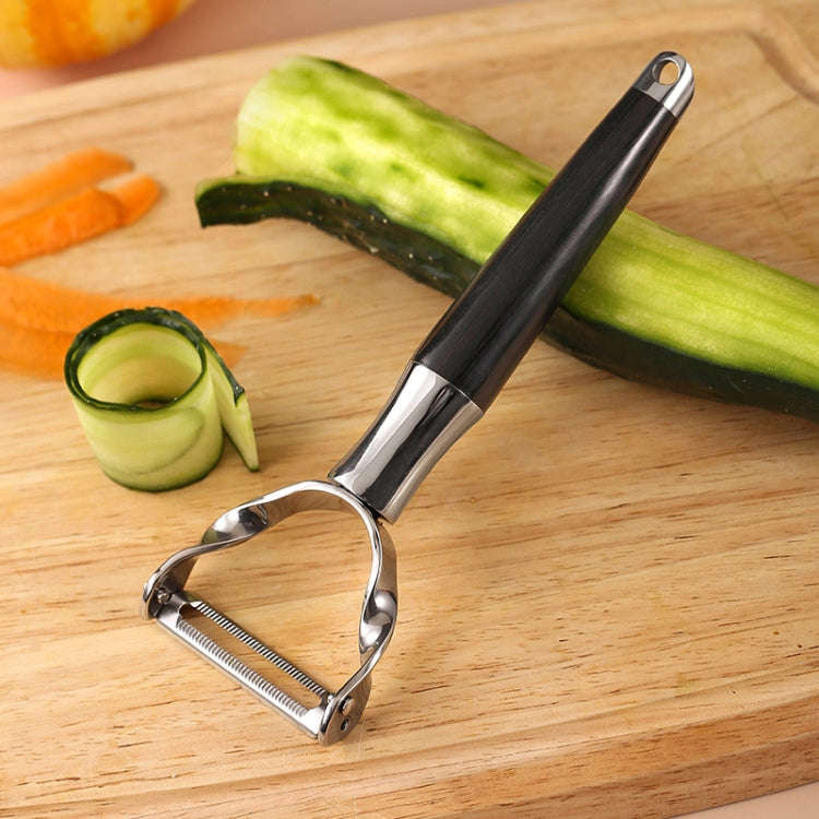 304 Stainless Steel Paring Knife Multifunctional Peeler Fruit and Vegetable Scraper(Peeling Serra...