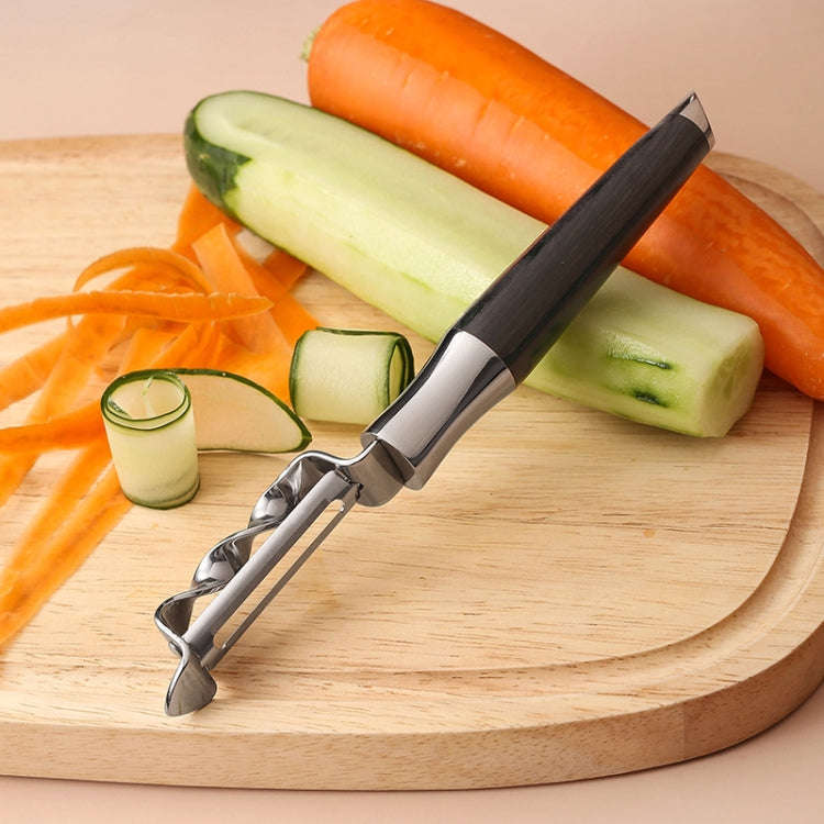 304 Stainless Steel Paring Knife Multifunctional Peeler Fruit and Vegetable Scraper(Peeling Flat)
