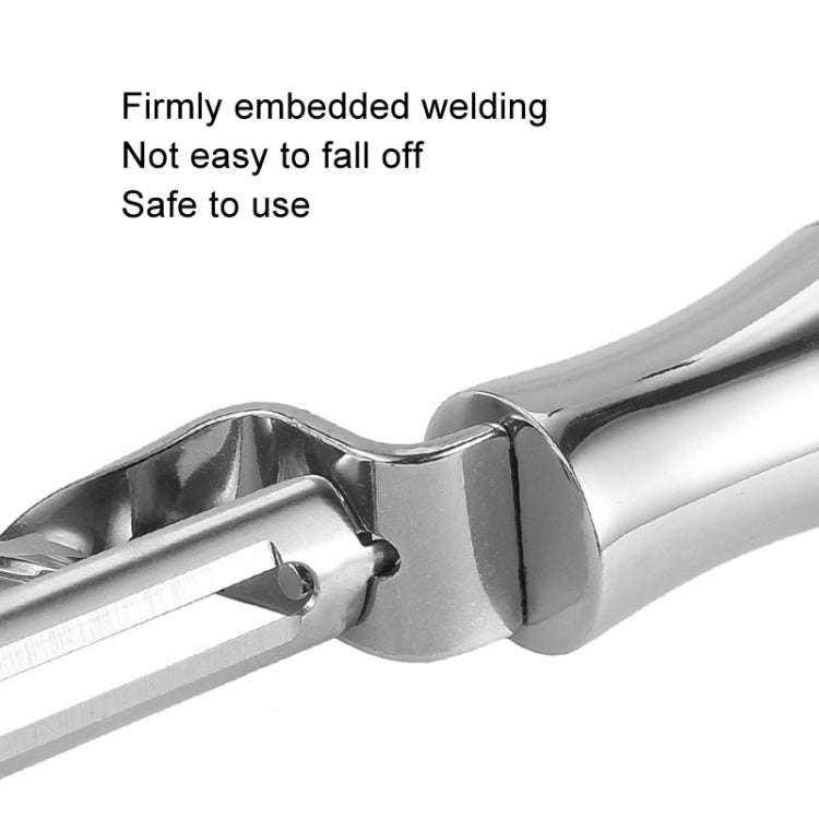 304 Stainless Steel Paring Knife Multifunctional Peeler Fruit and Vegetable Scraper(Peeling Serra...