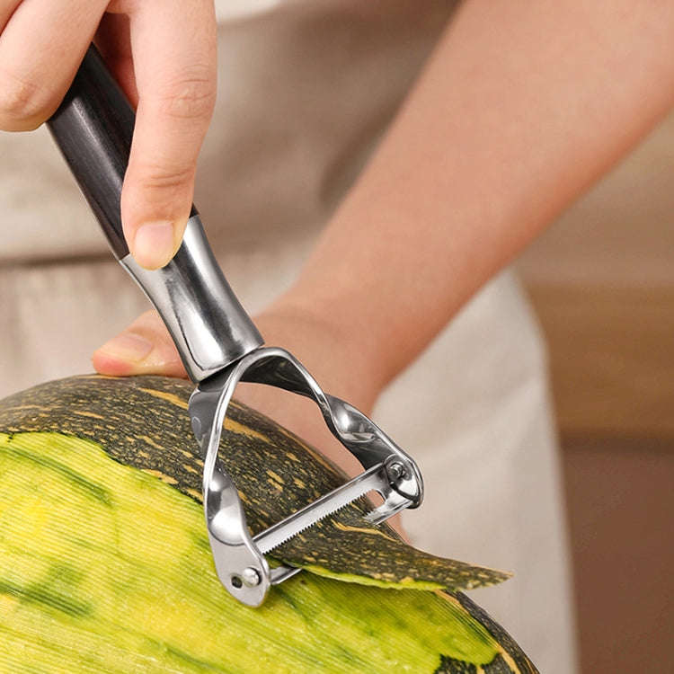304 Stainless Steel Paring Knife Multifunctional Peeler Fruit and Vegetable Scraper(Peeling Serra...