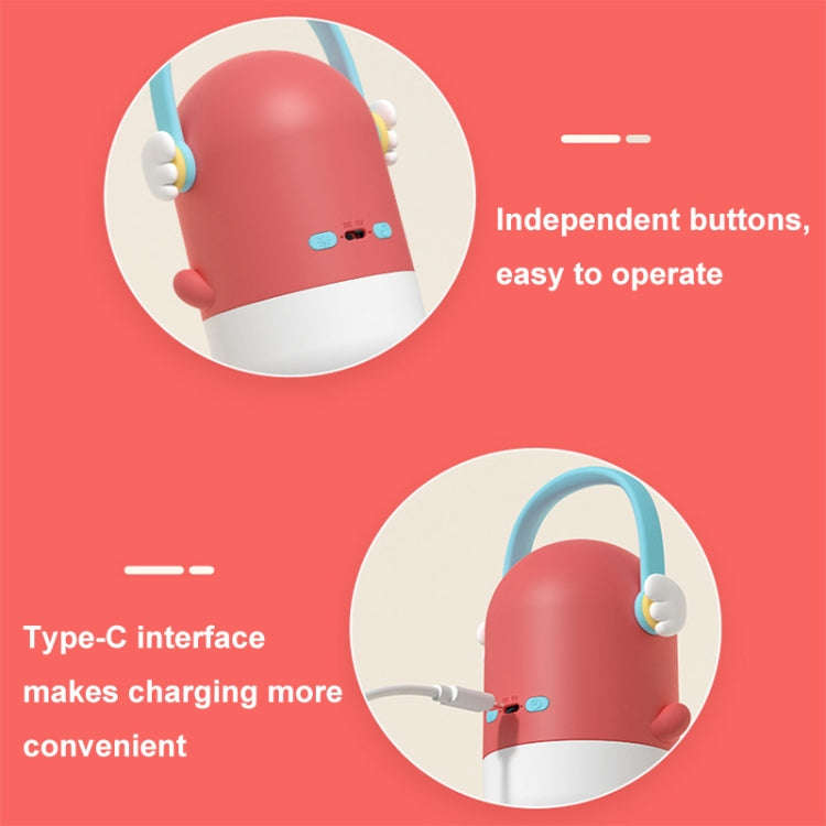 ICARER FAMILY IF-P001 Cute Cartoon Shaped Ornaments Angel Wings Handheld Night Light(Warm Light)