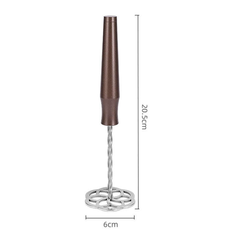 Aluminum Handle 316L Stainless Steel Potato Masher Thickened Taro Mashing Gadgets