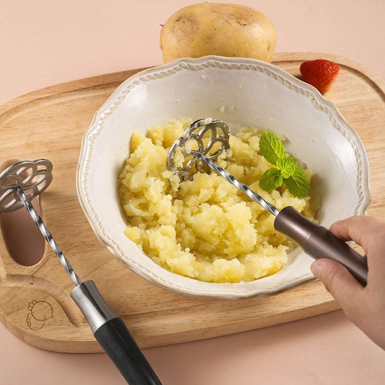 Aluminum Handle 316L Stainless Steel Potato Masher Thickened Taro Mashing Gadgets