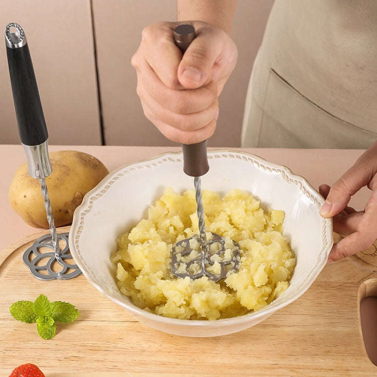 Aluminum Handle 316L Stainless Steel Potato Masher Thickened Taro Mashing Gadgets