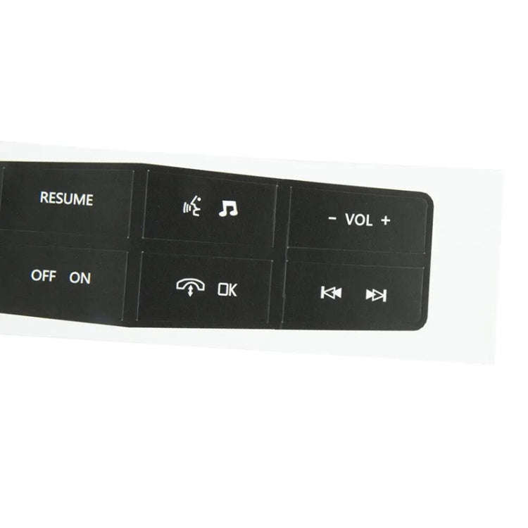 For Ford Mustang 2011-2012 Steering Wheel Control Button Repair Sticker