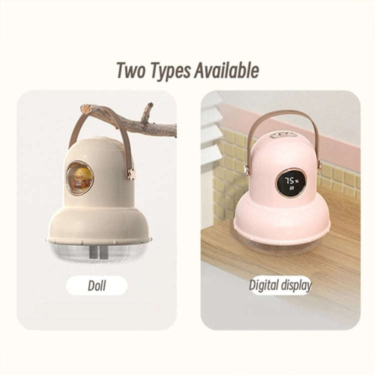 ICARER FAMILY IF-JS01 USB Charging Desktop Night Light Dual-spray Humidifier, Color: Green (Doll)