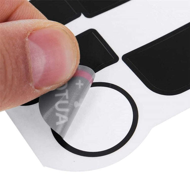2pcs For Ford S-Max/MONDEO Car Air Conditioning Button Repair Sticker(Black)