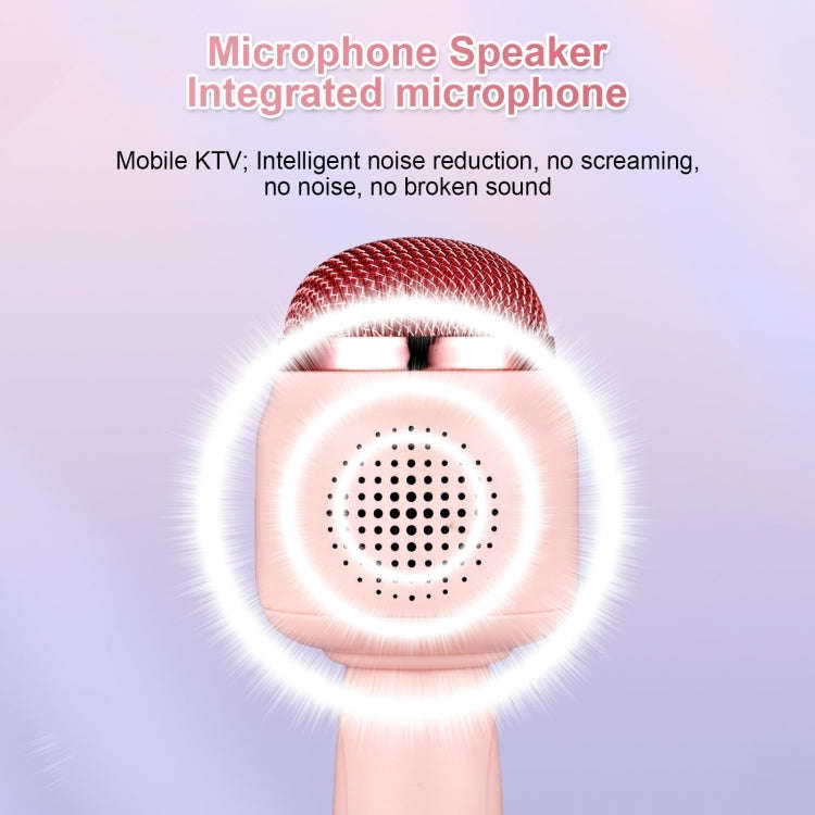 ICARER FAMILY F816 Karaoke Microphone Speaker Home Bluetooth Wireless Microphone(Yellow)