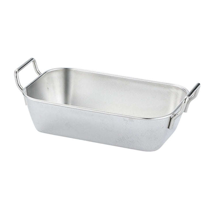 304 Stainless Steel With Double Ear Snack Tray Fried Chicken Chips Cold Dishes Candy Snacks Tray,...