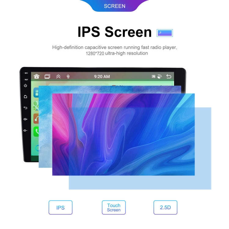 9 inch 6+128G Android Universal HD Large Screen Car Bluetooth Player Android GPS Navigation Integ...