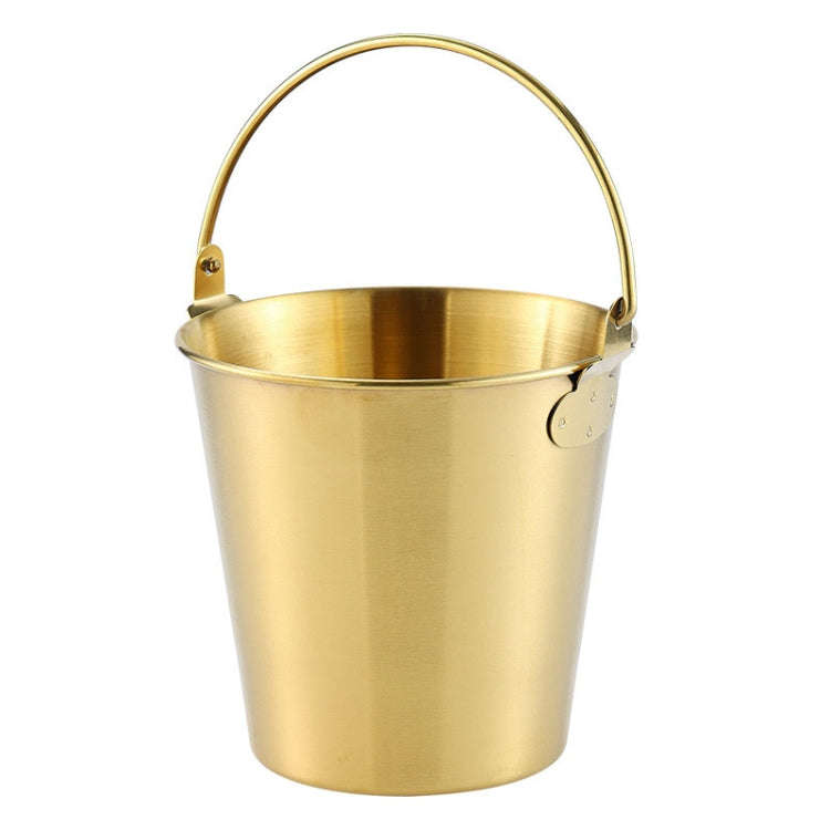 1800ml 304 Stainless Steel Handheld Ice Bucket Bar Beer Chill Bucket Chips Milk Tea Snacks Barrel...