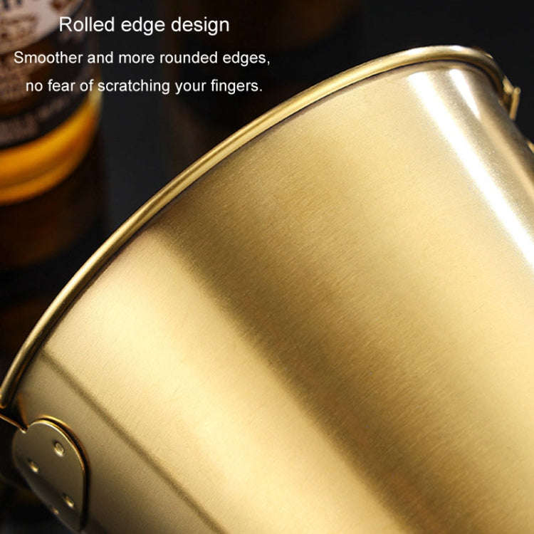 700ml 304 Stainless Steel Handheld Ice Bucket Bar Beer Chill Bucket Chips Milk Tea Snacks Barrel(...