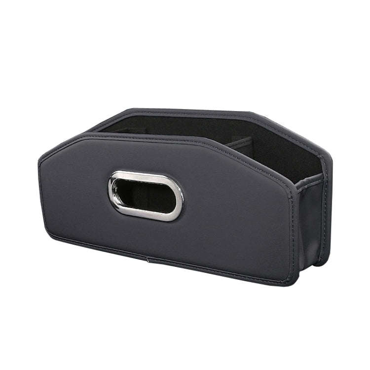 Auto Seatback Organizer Tissue Bag Car Rear Drainage Cup Holder(Black)